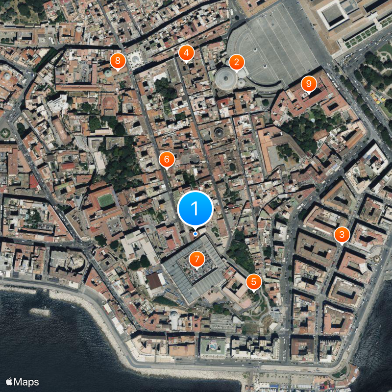 Pizzofalcone Map