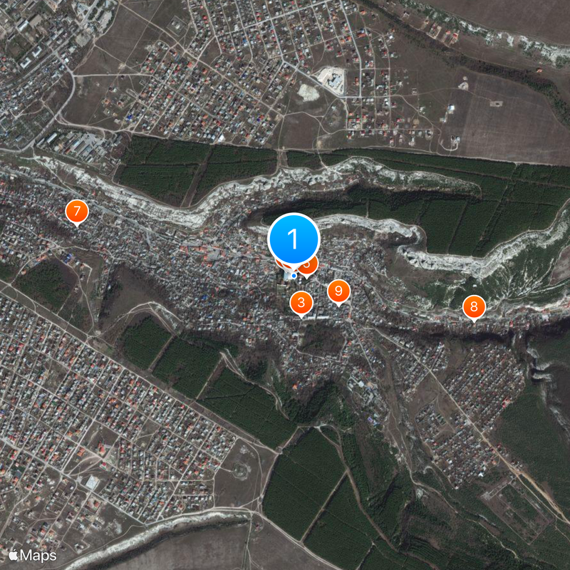 Bakhchisaray Palace Map