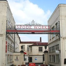 Spode Pottery: Buildings Around North West Courtyard, Including Entrance Gate, Gate Piers And Remains Of Bottle Kiln