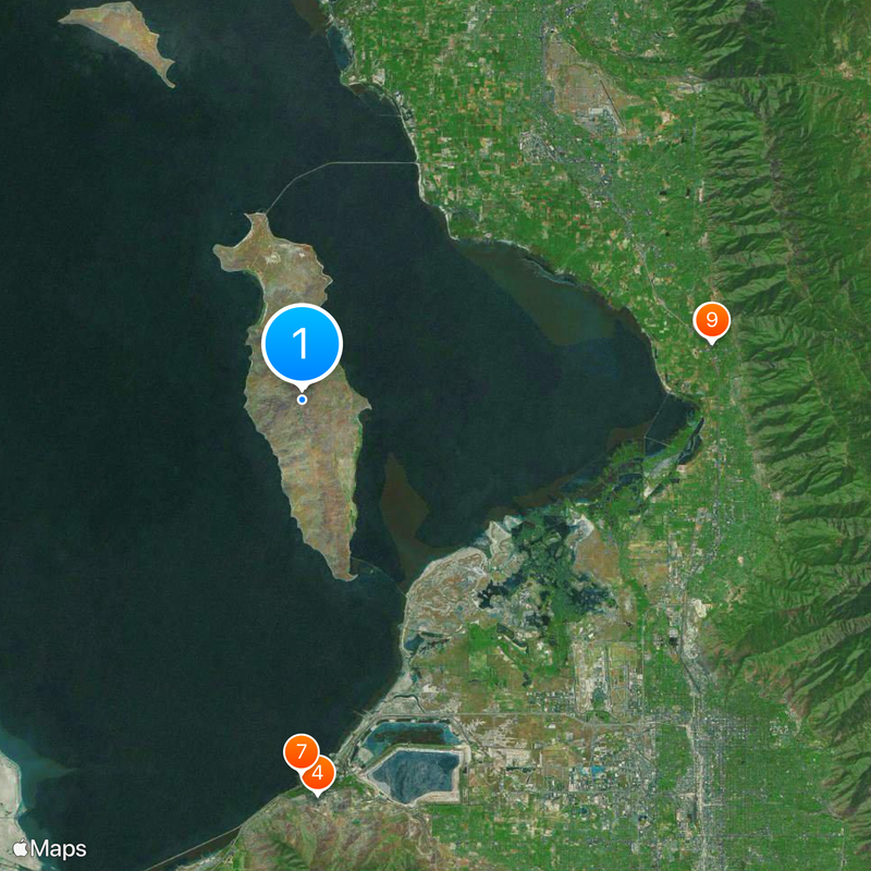 Antelope Island Map