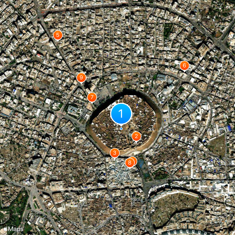 Citadel of Erbil Mappa