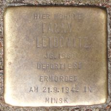 Stolperstein dedicated to Fanny Leibowitz