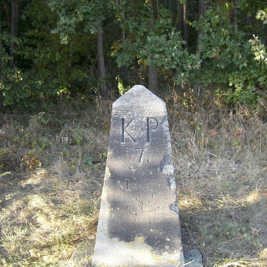 Sächsisch-Preußischer Grenzstein: Pilar Nr. 7
