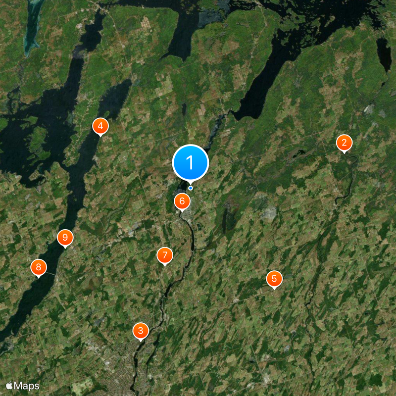 Lakefield College School Map
