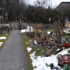 Friedhof mit Friedhofskreuz