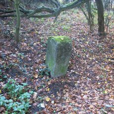 Milník u cesty na vrch Špičák u České Lípy