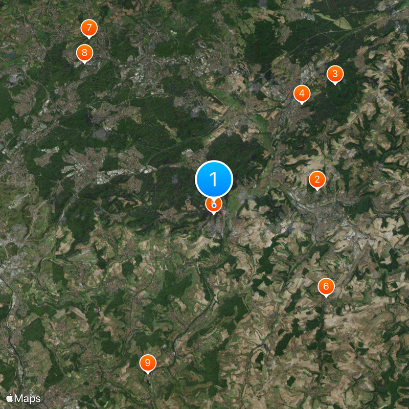 Saarpfalz-Kreis Karte