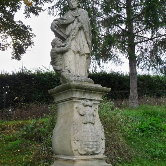 Socha svatého Martina v Manětíně