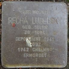 Stolperstein en memoria de Recha Lubelsky