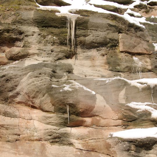 Sandsteinfelsen Nürnberger Kaiserburg