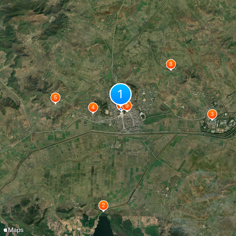 Sinchon Museum of American War Atrocities Kaart