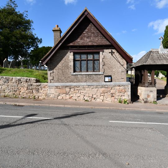 Lychgate At Entrance To Churchyard Of Parish Church Of St Margaret And St Andrew