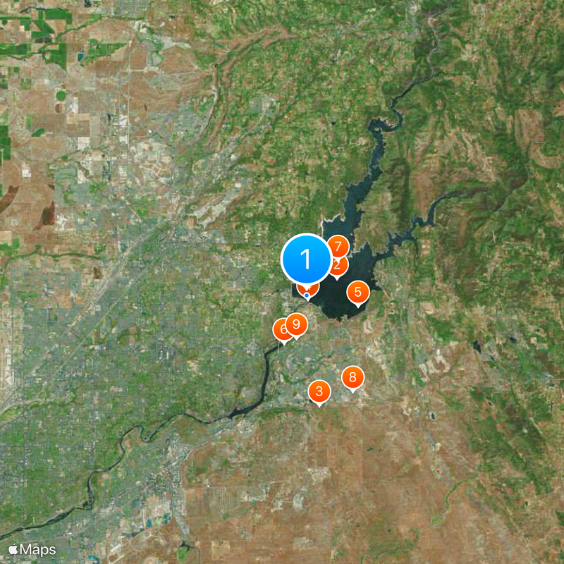 Río de los Americanos Mapa