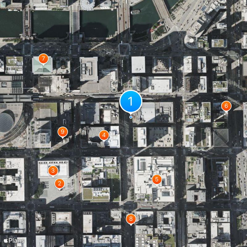 Chicago Theatre Mapa