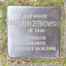 Stolperstein em memória de Hermann Zerkowski