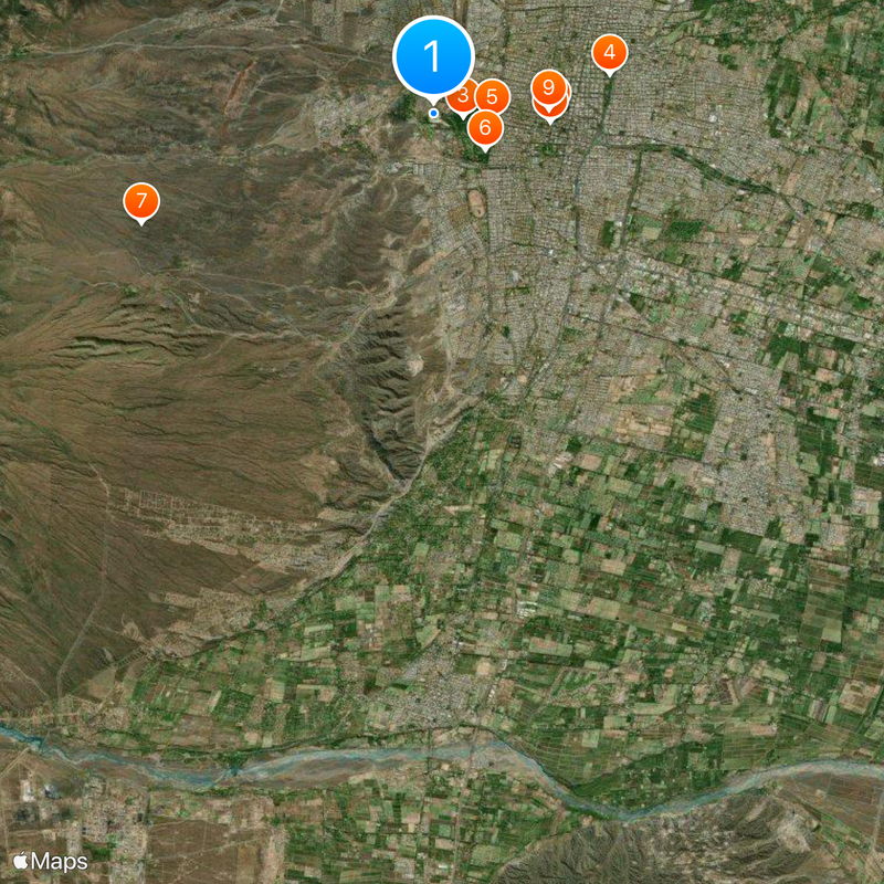 Stade Malvinas Argentinas Carte