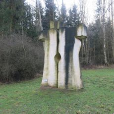 Socha Světlo v temnotách na Křížové cestě 21. století u Žireče