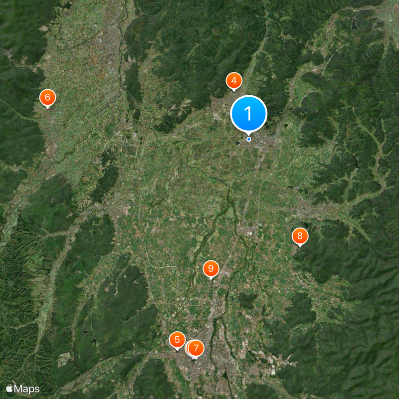 Akayu Station Map