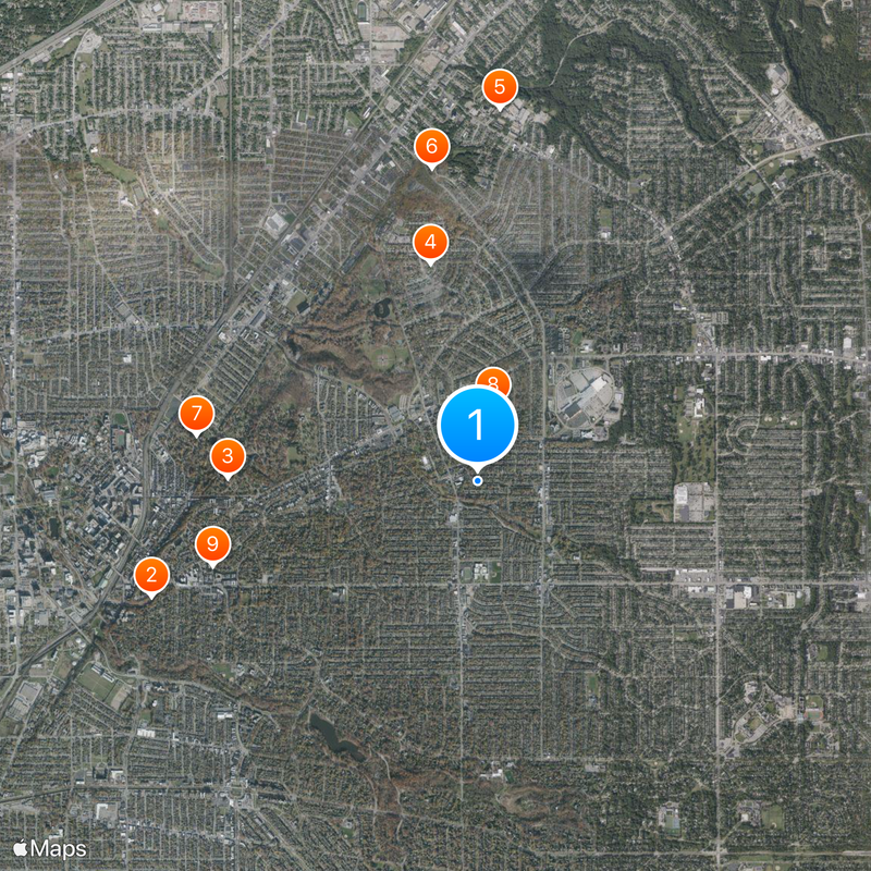 Cleveland Heights Map