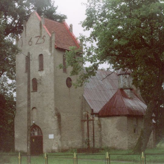Kościół ewangelicki, ob. rzym.-kat. fil Podwyższenia Krzyża Św.,