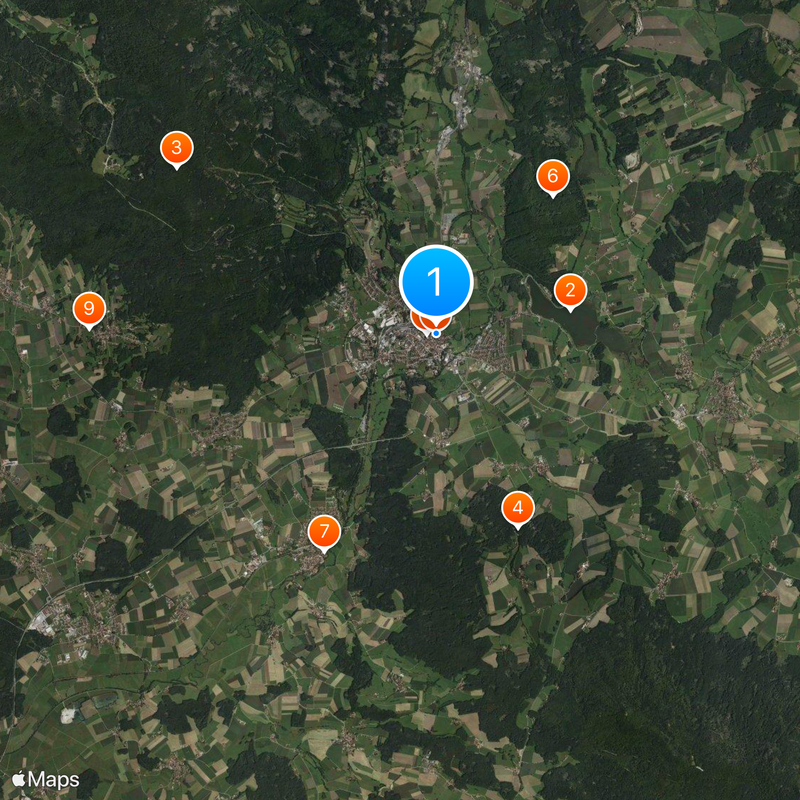 Furth im Wald Kaart