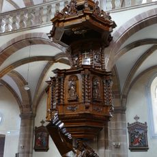 Pulpit of Abbey Church, Andlau