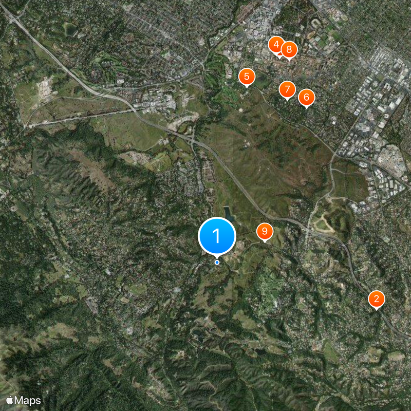 Palo Alto University Map