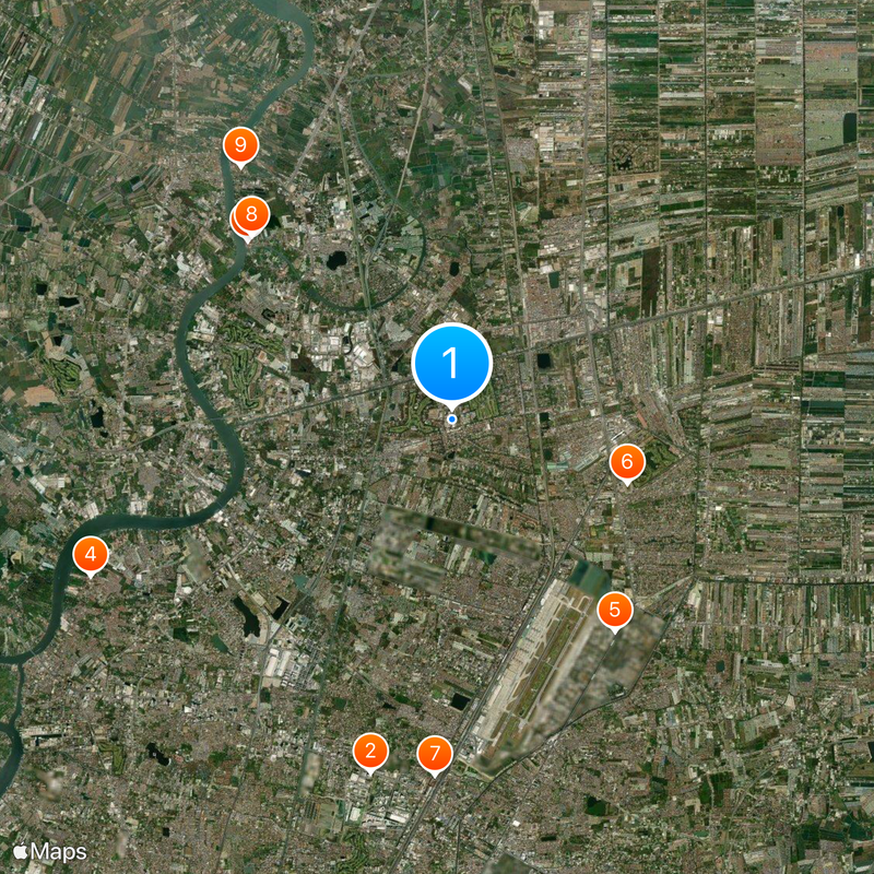 Universidad Rangsit Mapa