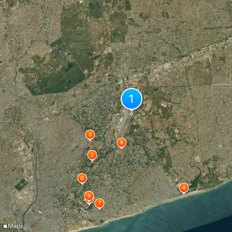 Kotoka International Airport Map
