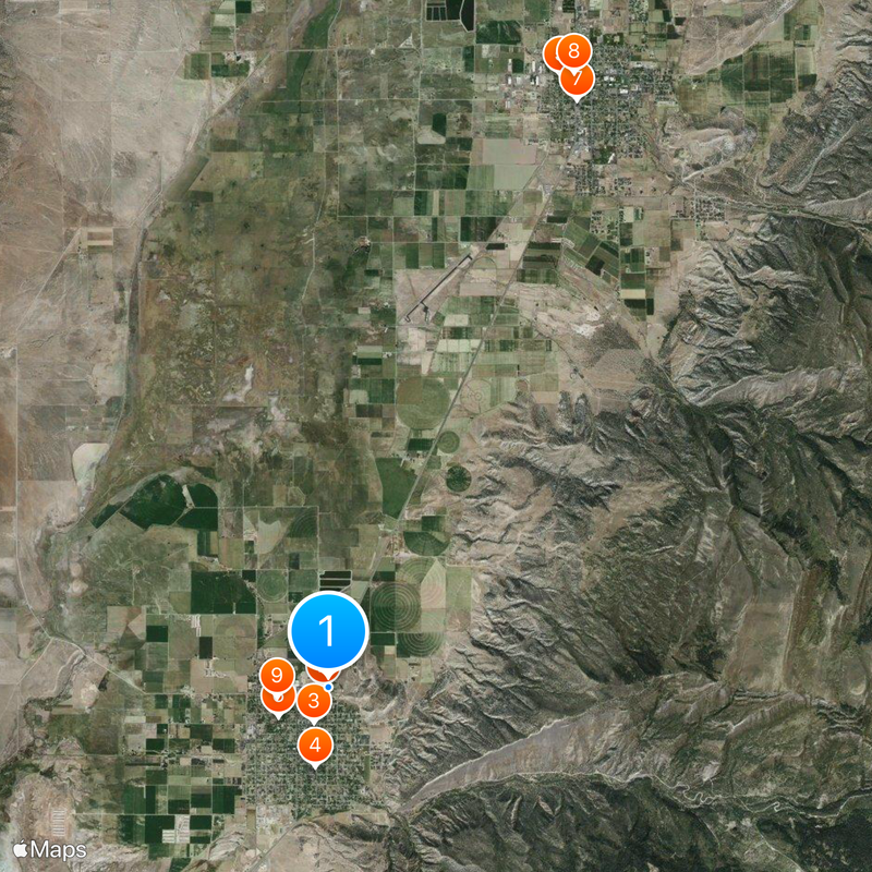 Manti Utah Temple Mappa