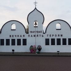 Mass grave of Soviet soldiers
