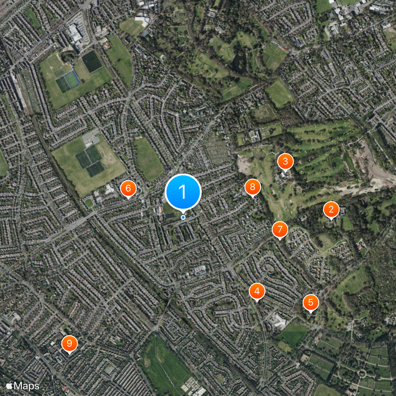 20 Forthlin Road Map