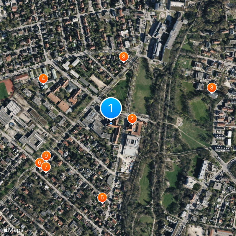 Munich University of Applied Sciences Map