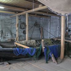 Museum of traditional boats in Belozersk