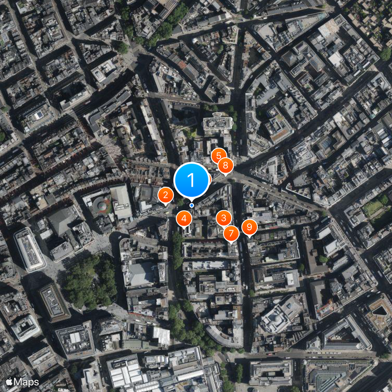 West End theatre Map