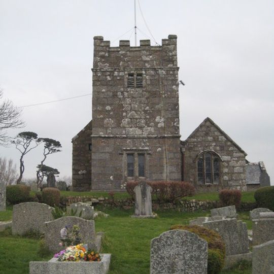 Group Of 2 Headstones And 2 Footstones At 1 Metre North Of Church Of Saint Towennac