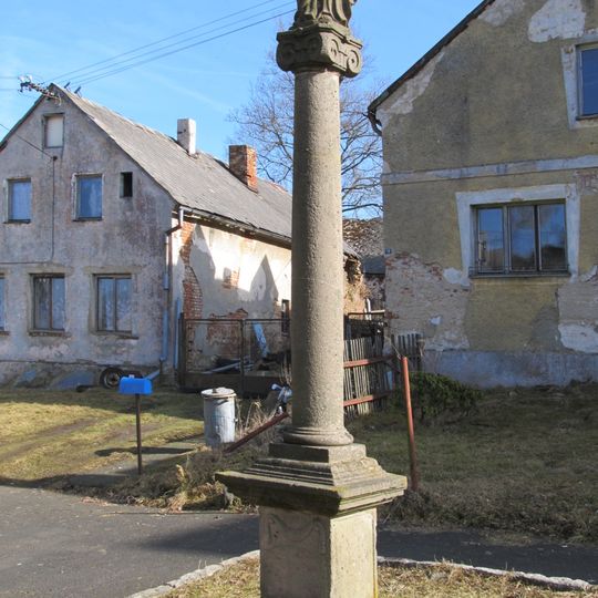 Sloup se sochou svatého Petra