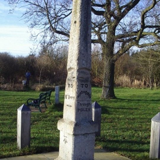 Guidestone, St Ives Road, jct with B1089, Pidley Hill,