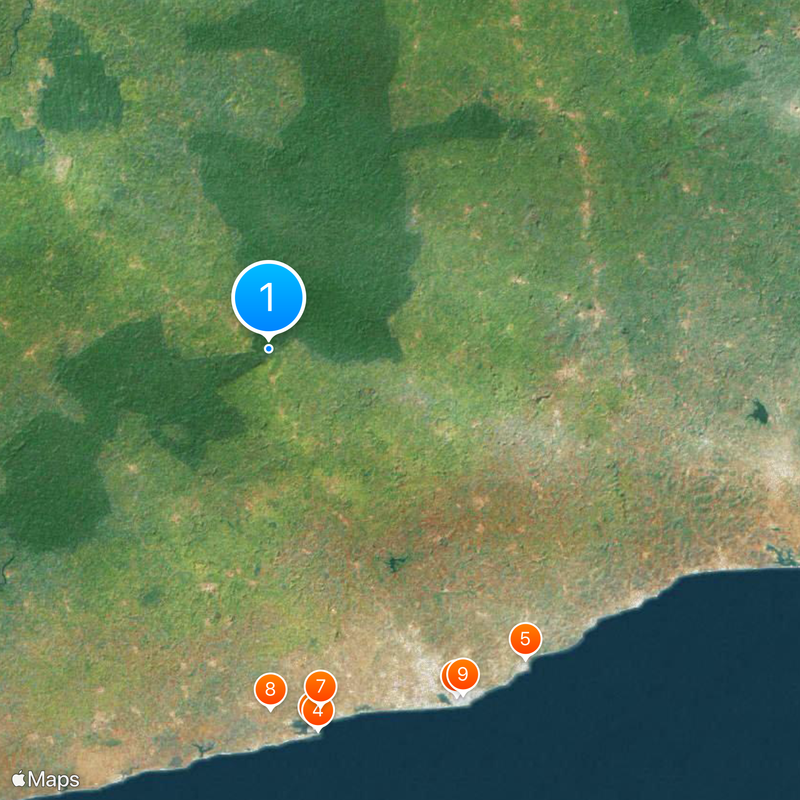 Kakum National Park Map