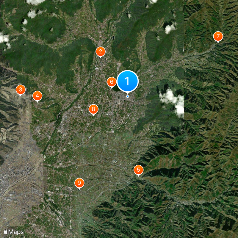 Enzan Station Map