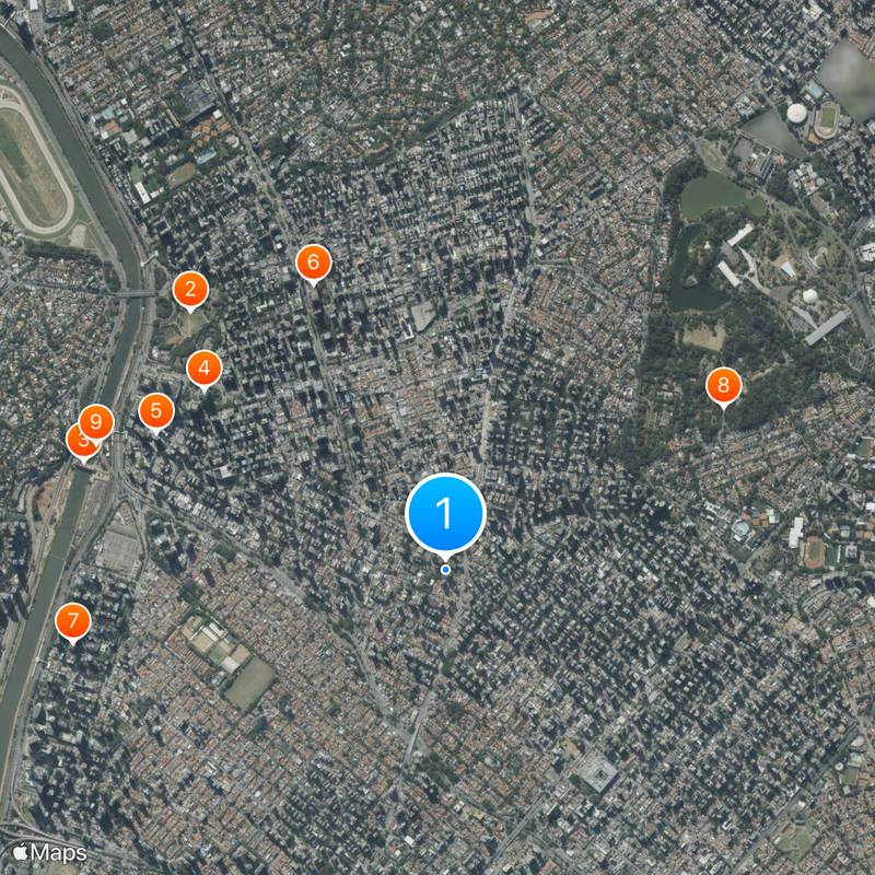 Anhembi Morumbi University Map