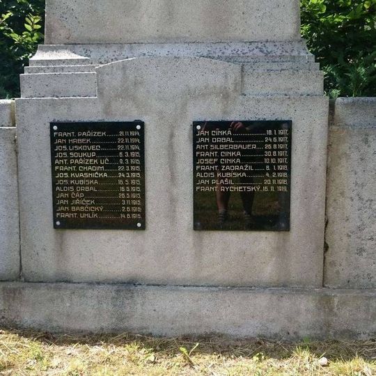 Pomník padlým v Lidmani