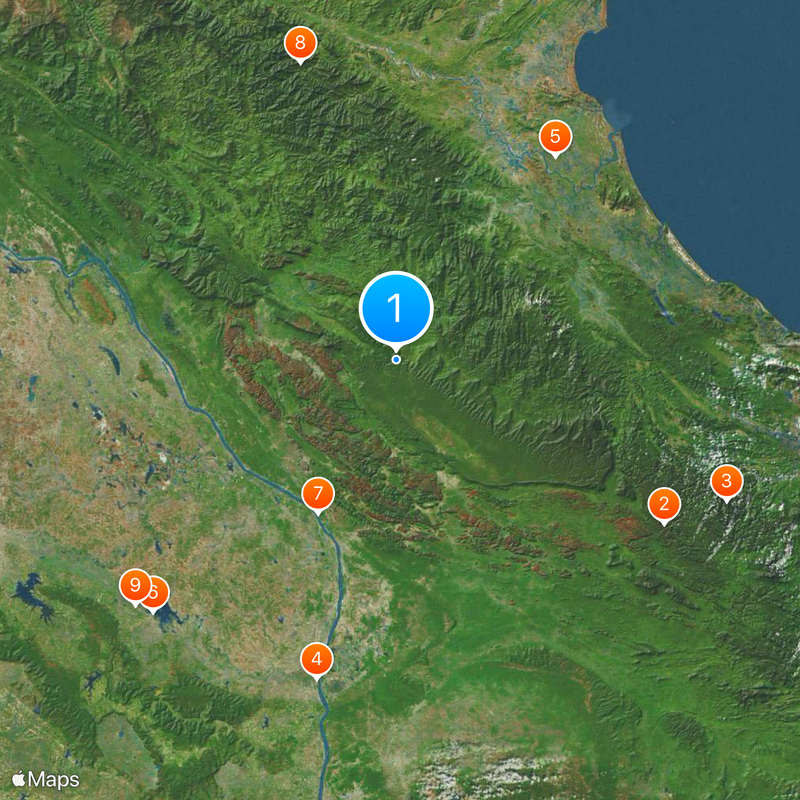 Geography of Laos Map