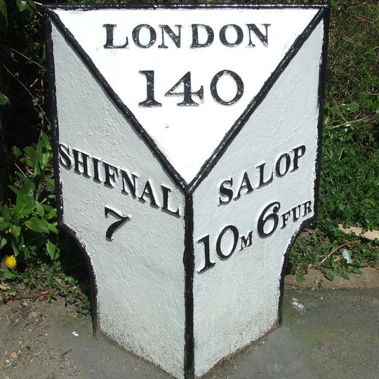 Mile Post South South East Of Wrekin Hospital