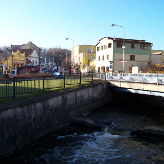 Bridge of Podřipská street in Kralupy nad Vltavou