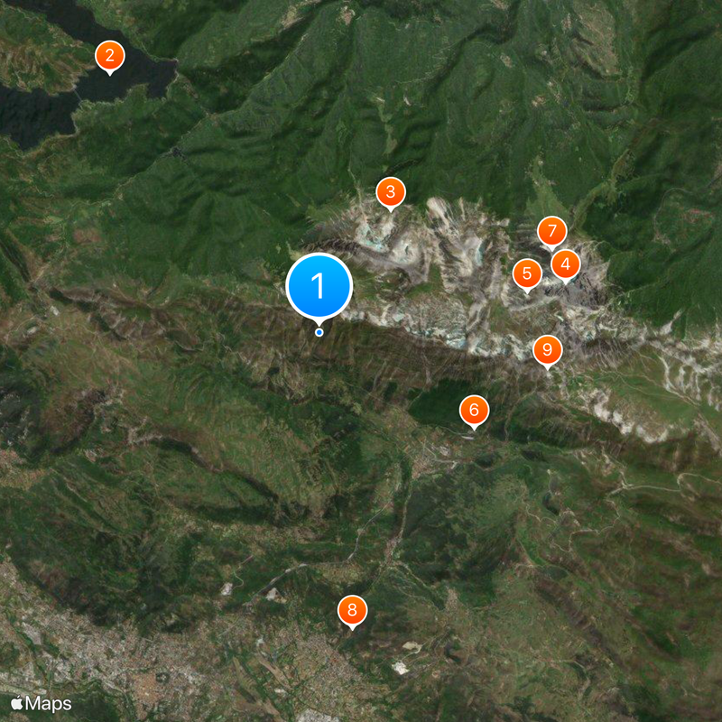 Apennine Mountains Map