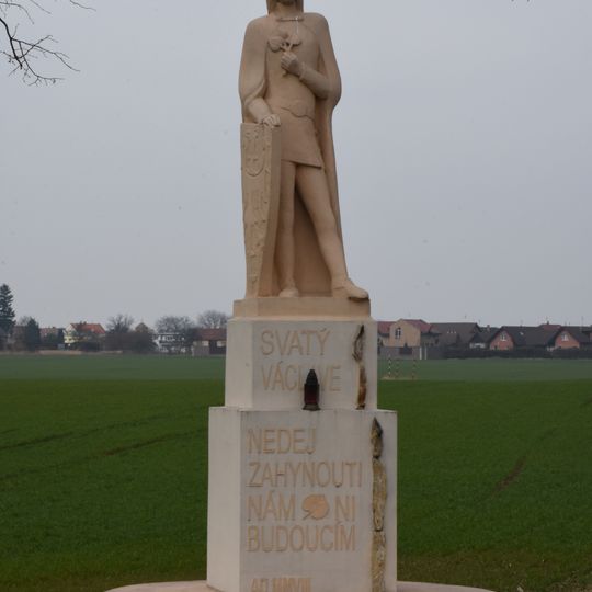 Statue of Saint Wenceslaus near Přední Kopanina