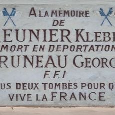 Commemorative plaque