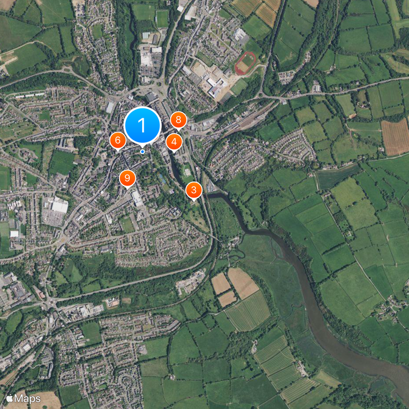 Haverfordwest Mapa