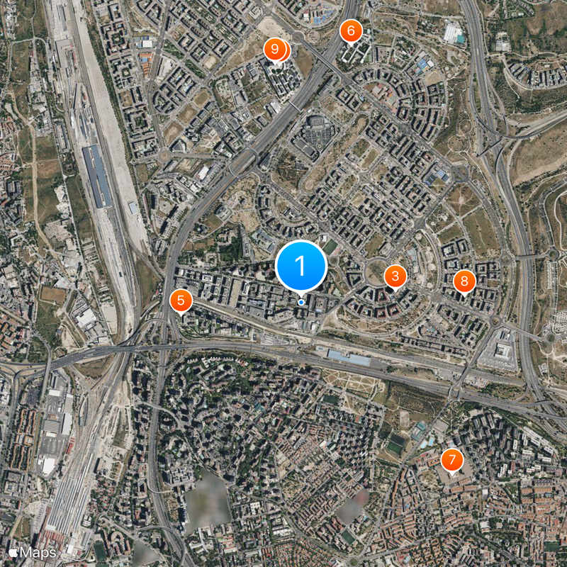 NTT Data Spain Map